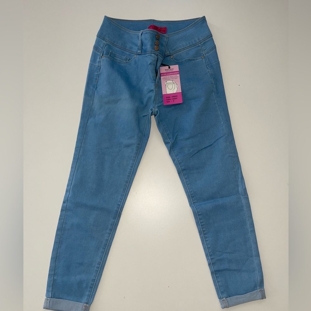 Wax Jean High Rise Light Blue Jeans